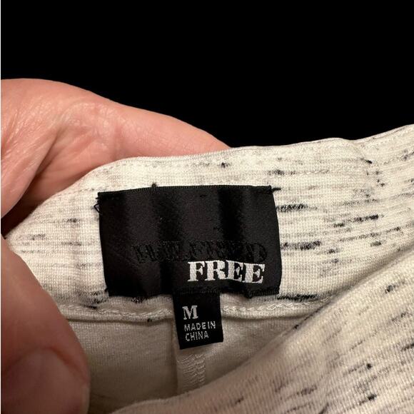 Wilfred Free Aritzia Heathered Gray Short Skort Size Medium - Picture 4 of 7